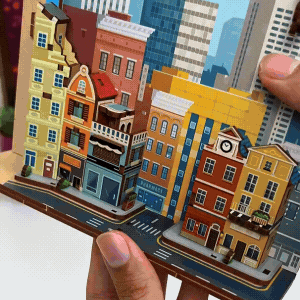 ❤️🔥 ¡Book Nook Casa de Up! Tu rincón de aventura en miniatura. 3D Puzzle ✨