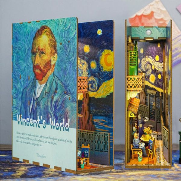 Book Nook El Mundo de Vincent – 3D Puzzle con Luz LED