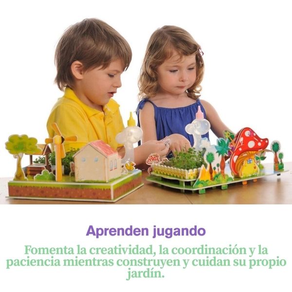 Mini Rainbow House: Arma, Planta y Vive la Magia Natural en Miniatura