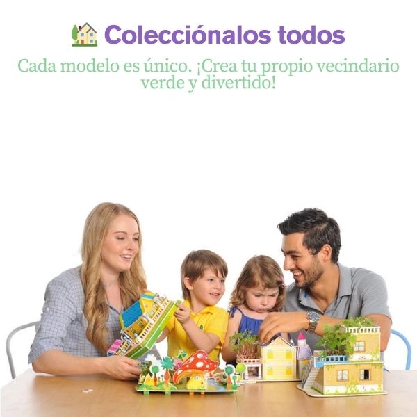 Mini Rainbow House: Arma, Planta y Vive la Magia Natural en Miniatura