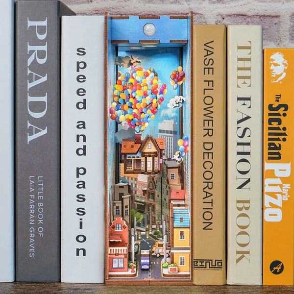 ❤️‍🔥 ¡Book Nook Casa de Up! Tu rincón de aventura en miniatura. 3D Puzzle ✨