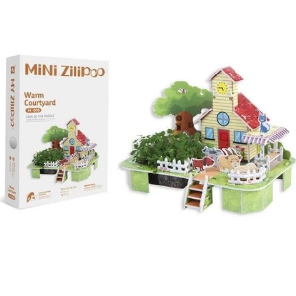 Mini Warm Courtyard: Arma, Planta y Crea Tu Propio Jardín