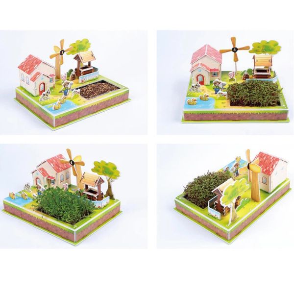 Windmill Farm: Tu Mini Granja con Molino y Huerto en Casa